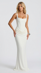 Ariana Draped Maxi Dress