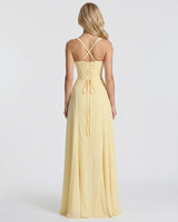 Ava Corset Maxi Dress - Yellow