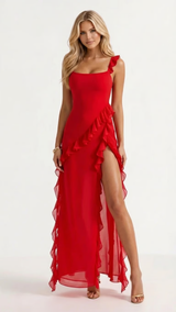 Seraphina Ruffle Maxi Dress