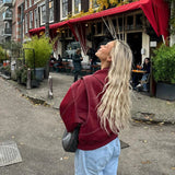 Valerique - Red Oversized Womens Jacket