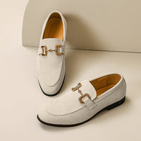 Edwarden – Mens Slip On Loafers With Metal Detail