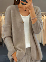 Anneliese – Womens V Neck Knitted Cardigan