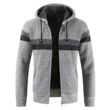 Maelric – Hooded Zip-Up Fleece Lined Sweater for Men