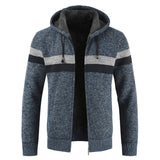 Maelric – Hooded Zip-Up Fleece Lined Sweater for Men
