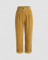 Mariell - Womens Casual Corduroy Trousers