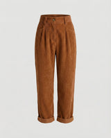 Mariell - Womens Casual Corduroy Trousers