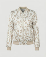 Almira - Shiny Womens Bomber Jacket With Zip