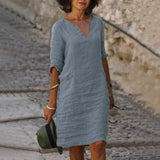 Yesha – Comfortable Linen Summer Dress