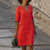 Yesha – Comfortable Linen Summer Dress