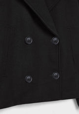 Valerienne – Women’s Cropped Double Breasted Jacket