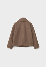Valerienne – Women’s Cropped Double Breasted Jacket