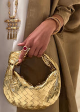 Mini Woven Handbag for Women | Compact
