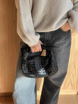 Mini Woven Handbag for Women | Compact