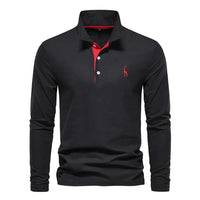 Evren - Mens Long Sleeve Polo Shirt