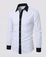 Valerion - Two Tone Slim Fit Mens Shirt