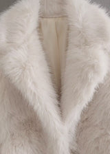 Sorvella – Women’s Plush Coat with Stand Collar