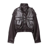Laurenna – Women's Zip Up Biker Jacket